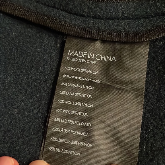 Club Monaco Green Trench Coat with Classic Lapel - Picture 6 of 8